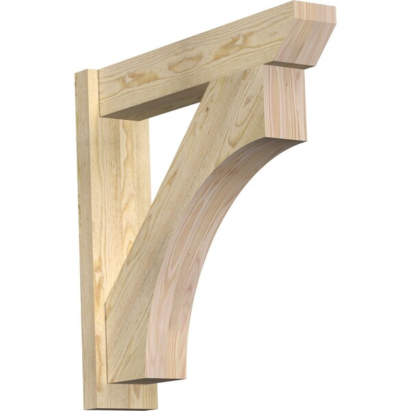 Ekena Millwork Westlake Slat Rough Sawn Outlooker, Douglas Fir, 6"W x 28"D x 28"H OUT06X28X28WTL06RDF - main